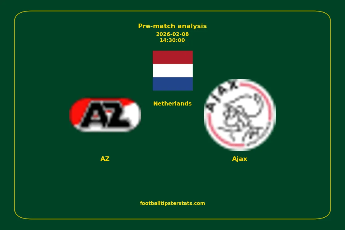 Pre-match analysis: AZ vs Ajax on 2026-02-08