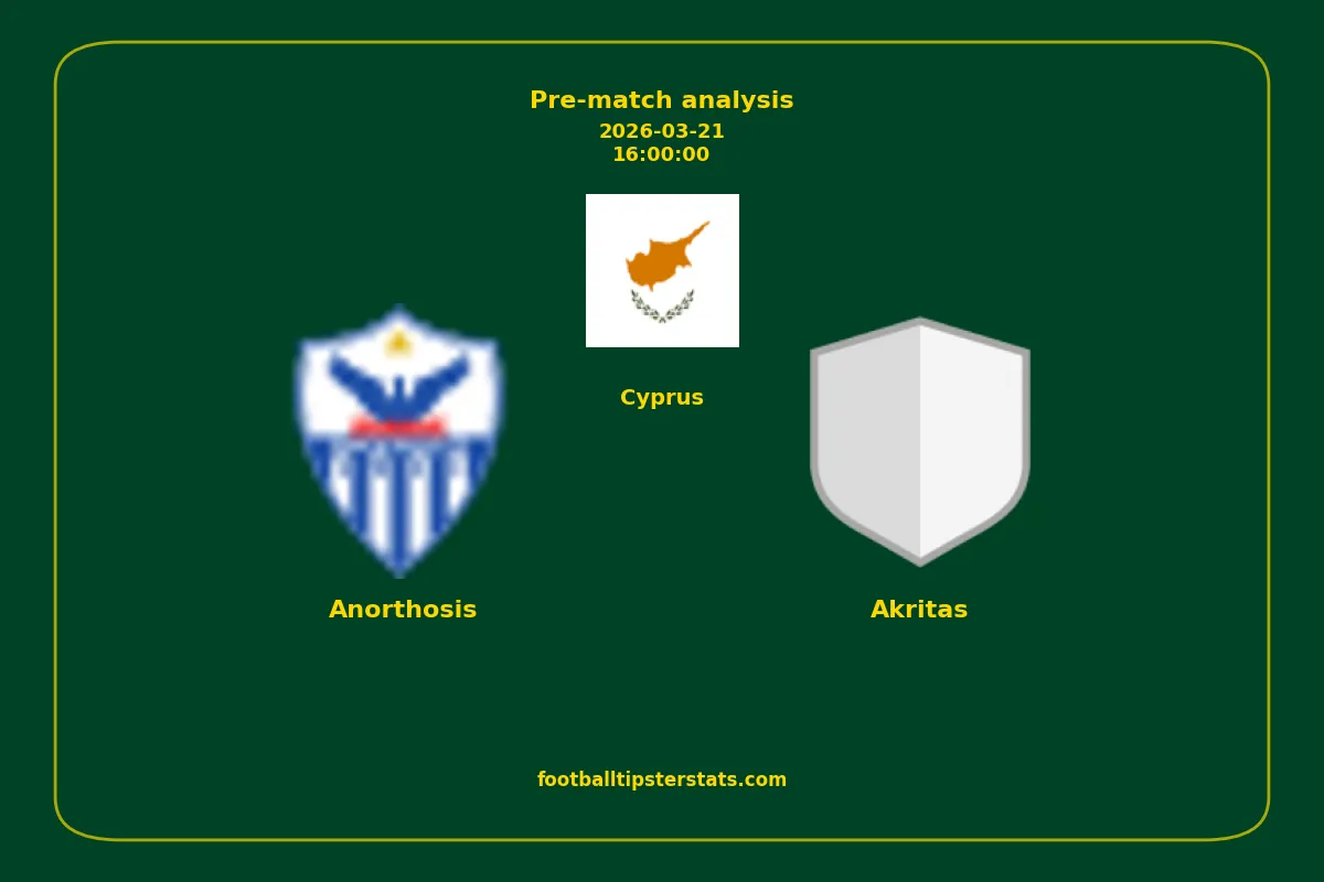 Pre-match analysis: Anorthosis vs Akritas on 2026-03-21