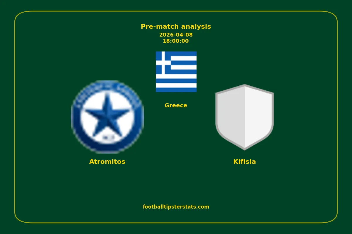 Pre-match analysis: Atromitos vs Kifisia on 2026-04-08