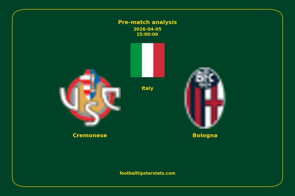 Pre-match analysis: Cremonese vs Bologna on 2026-04-05