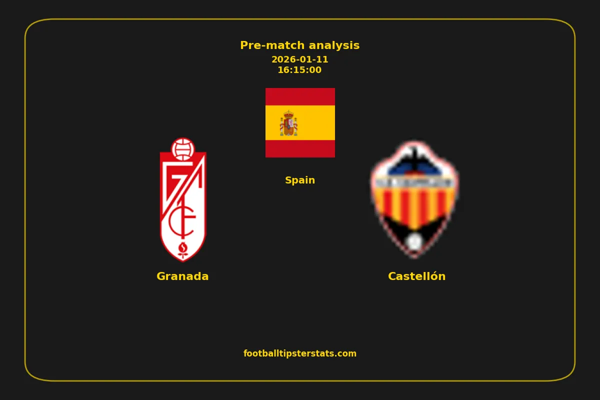Pre-match analysis: Granada vs Castellón on 2026-01-11