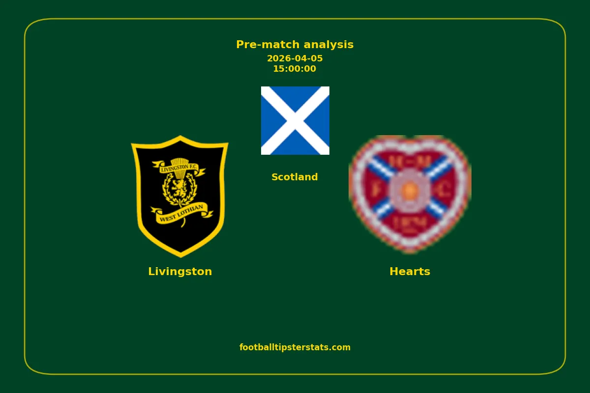 Pre-match analysis: Livingston vs Hearts on 2026-04-05