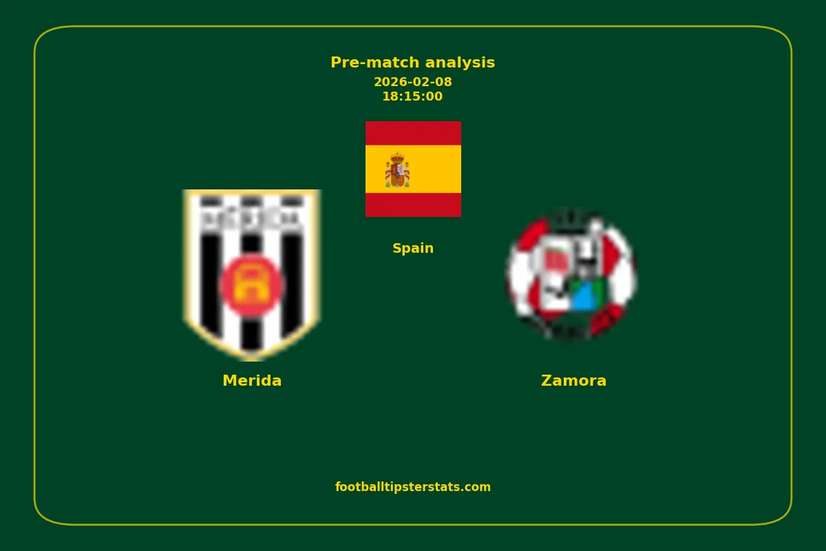 Pre-match analysis: Merida vs Zamora on 2026-02-08