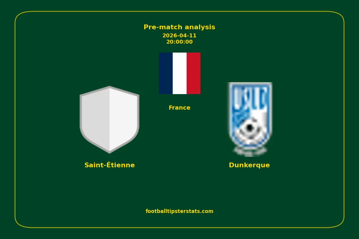 Pre-match analysis: Saint-Étienne vs Dunkerque on 2026-04-11