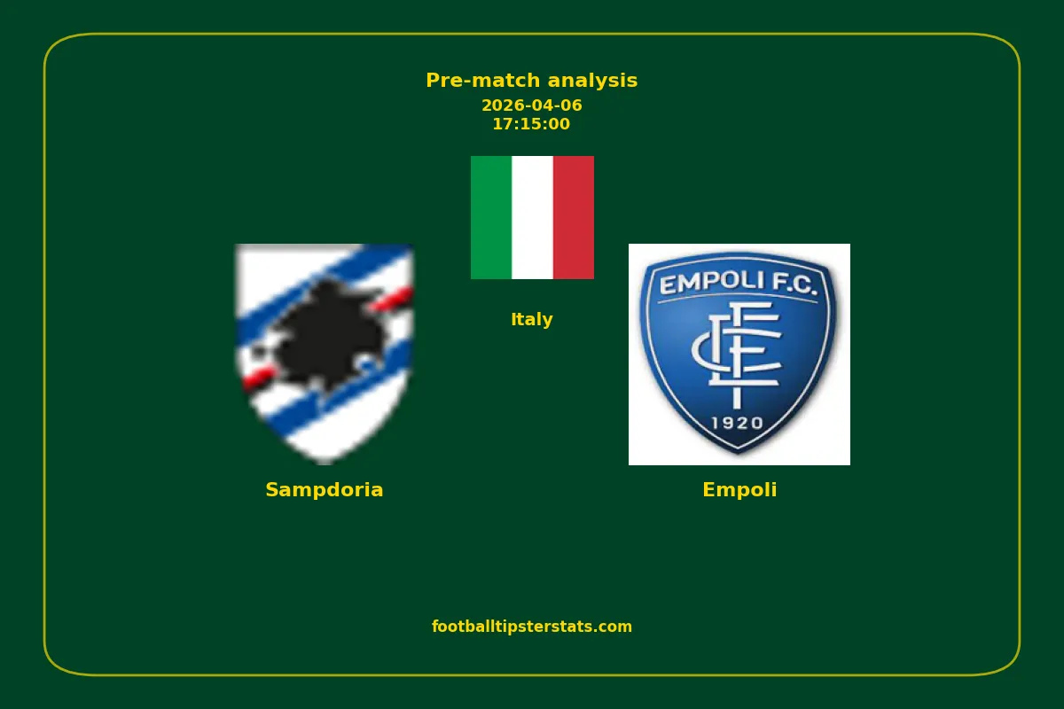 Pre-match analysis: Sampdoria vs Empoli on 2026-04-06