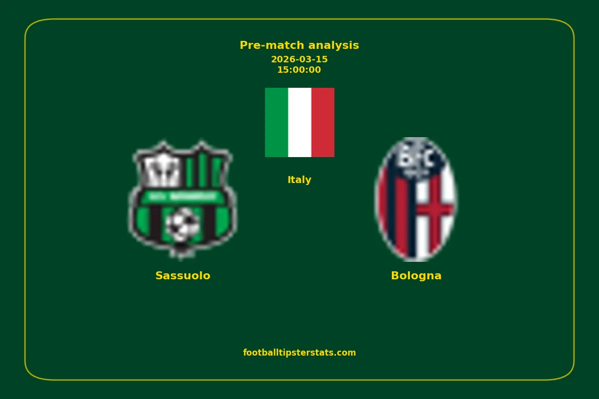 Pre-match analysis: Sassuolo vs Bologna on 2026-03-15