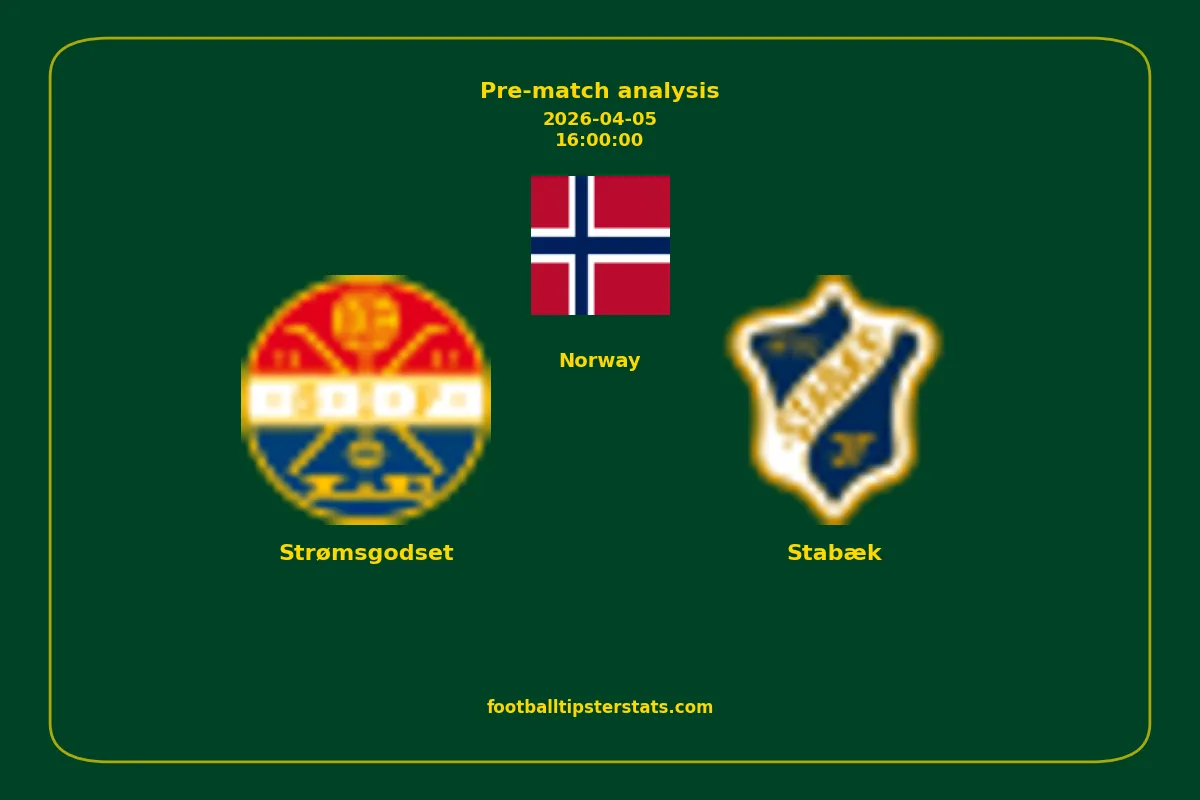 Pre-match analysis: Strømsgodset vs Stabæk on 2026-04-05